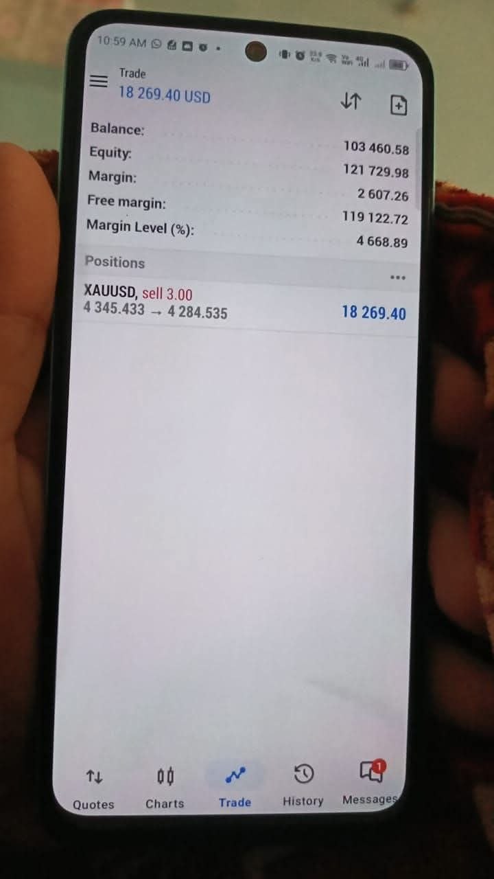 Trading Account Screenshot